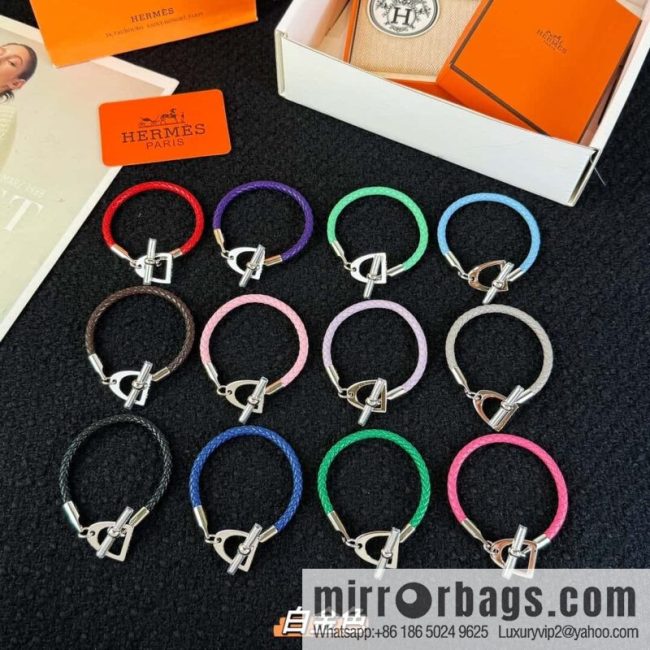 ❗️New ❗️ Silver, New ☑️ Hermès HERMES Etrier Horseshoe Bracelet