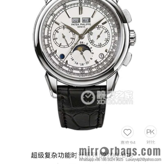 2025 original replica mold opening Patek. Philippe super complex function chronograph series watch