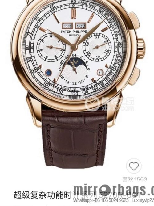 2025 original replica mold opening Patek. Philippe super complex function chronograph series watch