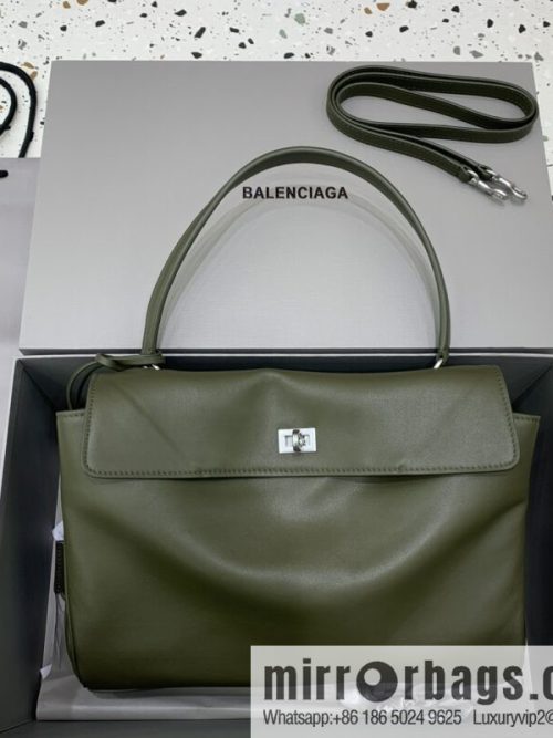 [Medium green 】 𝐁𝐀𝐋𝐄𝐍𝐂𝐈𝐀𝐆𝐀 𝐑𝐎𝐃𝐄𝐎 𝐁𝐀𝐆 series handbag model number: 78972