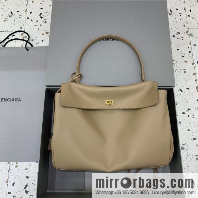 [Large apricot gold buckle 】 𝐁𝐀𝐋𝐄𝐍𝐂𝐈𝐀𝐆𝐀 𝐑𝐎𝐃𝐄𝐎 𝐁𝐀𝐆 series handbag model number: 78972