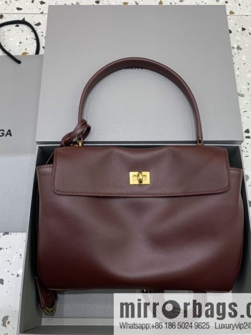 [Medium jujube gold buckle 】 𝐁𝐀𝐋𝐄𝐍𝐂𝐈𝐀𝐆𝐀 𝐑𝐎𝐃𝐄𝐎 𝐁𝐀𝐆 series handbag model number: 78972