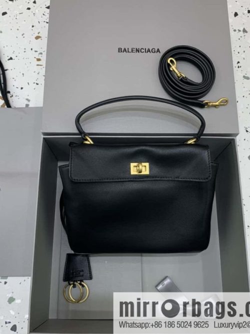Balenciag rodeo mini [black gold buckle] Model: 78972 handbag