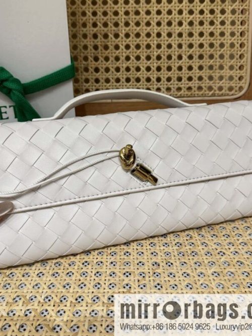 BV Andiamond Clutch 741511 White