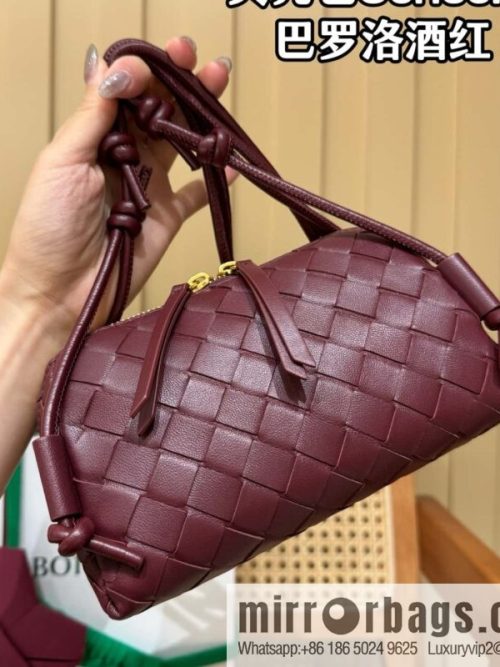 BV Shell Bag Concert 794258 Barolo Burgundy