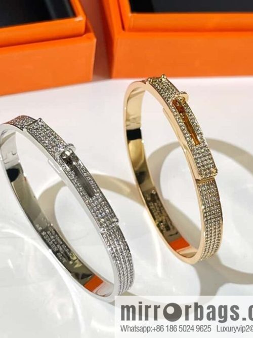 ❗️New ❗️ ☀️ (full diamond) ☀️ Hermès HERMES Kelly full diamond bracelet bracelet ☀️