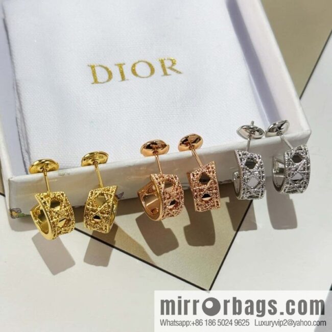 ❗️New ❗️☀️ New ☑️ Dior MY DIOR series, diamond stud earrings ☀️