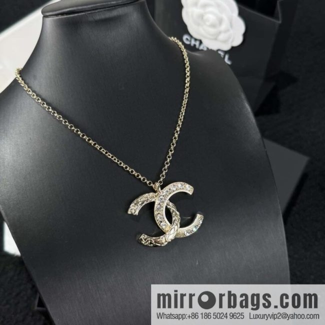 ❗️New ❗️ ☀️ New ☑️ Chanel Double C Full Diamond Necklace ☀️