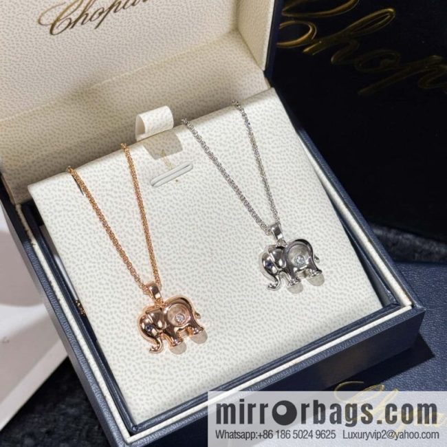 ❗️New ❗️ Chopard Happy Diamonds Baby Elephant Necklace