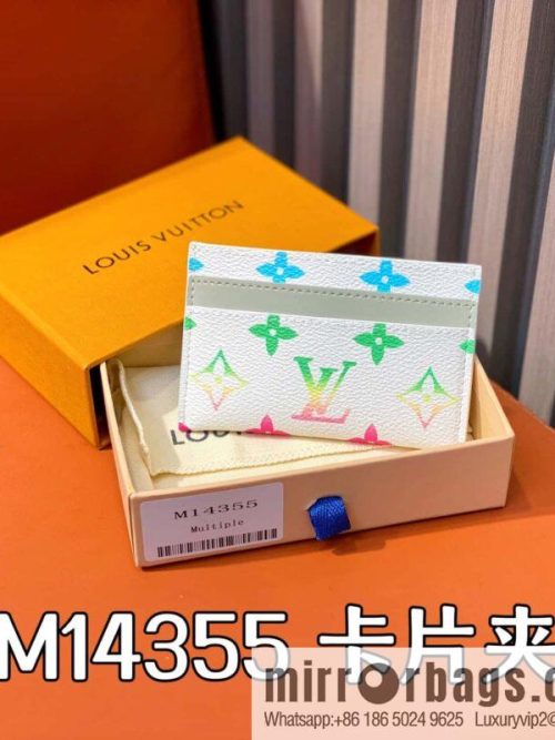 [Original order boutique] M14355 white gradual change card bag wallet, card clip