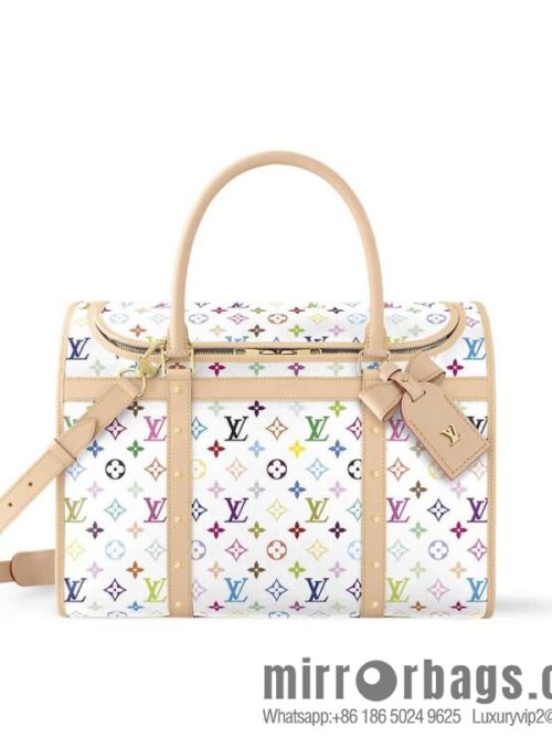 [Original order boutique] M13741 white color, pet bag LV XTM dog pet bag