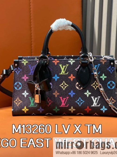 [Original order boutique] M13260 black color, square bag chain bag LV X TM ONTHEGO EAST WEST CHAIN handbag