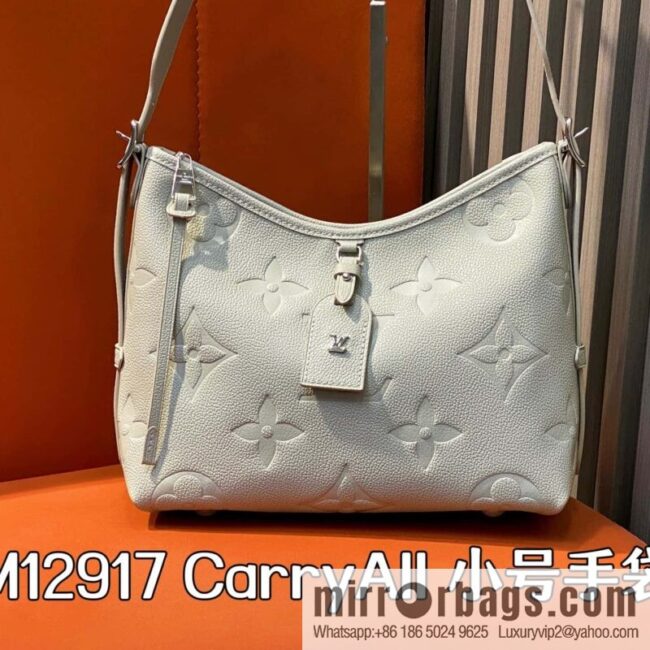 [Boutique‑grade] M12917 light gray, taro purple, full leather shopping bag CarryAll small handbag