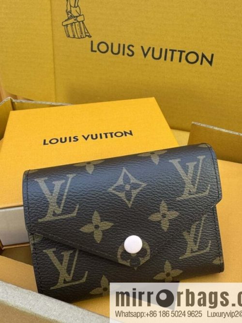 LV Victorine Wallet M62360 Powder Bean [Official Full Chip Version]