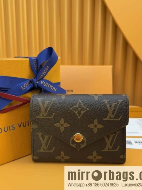 LV Victorine Wallet M41938 Gold Buckle