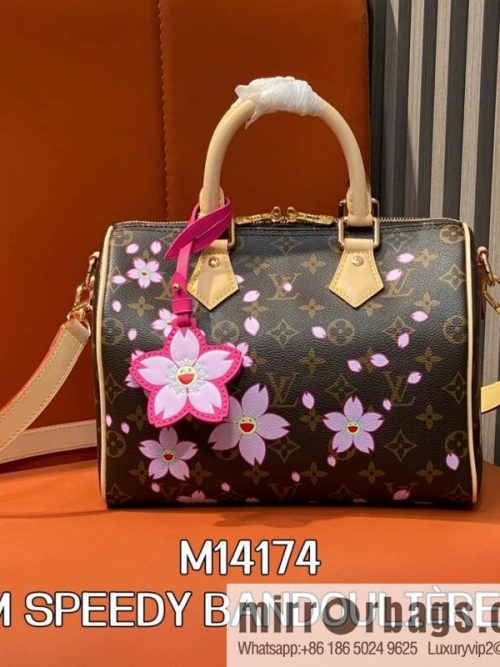 [Original order boutique] M14174 presbyopia, cherry blossom/Murakami Takashi, pillow bag speedy LV x TM SPEEDY BANDOULIIZRE 25 handbag