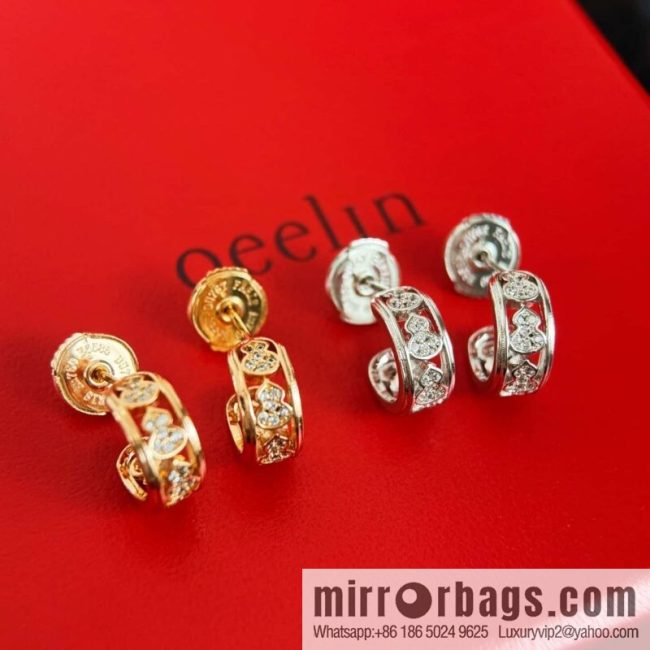 ❗️New ❗️ ☀️ Qeelin Petite Wulu full diamond gourd stud earrings ☀️