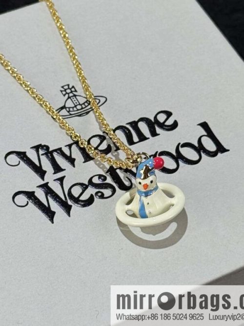 New ☑️ Vivienne Westwood Queen Mother Saturn Necklace