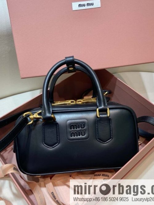 MIUMIU new bowling bag Softy Padded 🎳 black
