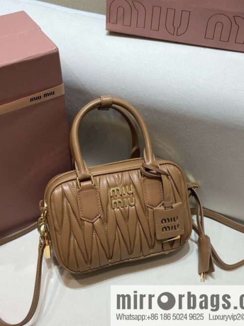Sheepskin Textured Retro Rectangle Bag | Leather Bowling Bag 5BB123 💕💕