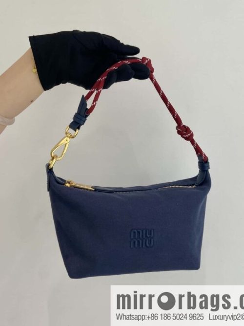 MIUMIU 🎉 new 🎉 5NE841 lunch bag 🎉🎉 blue
