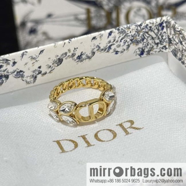 ❗️New ❗️ Dior Ring ☀️ New ☑️ Dior DIOR Horse Eye Diamond CD Ring ☀️