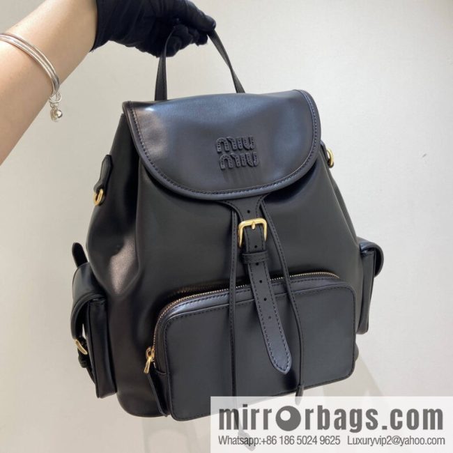 MIUMIU new backpack 5BZ042 large, black.