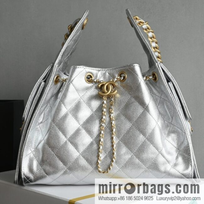 wsxc1745943726129_0_jpg-scaled-800x800zhbdx40gvhe36224_20250626041637.jpg CHANEL Hippie Shopping Bag Small AS5293 Silver