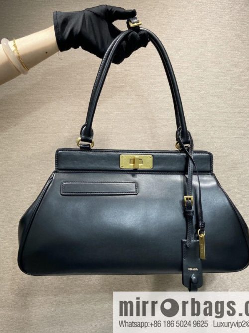 PRADA new 1BG569 calfskin, black