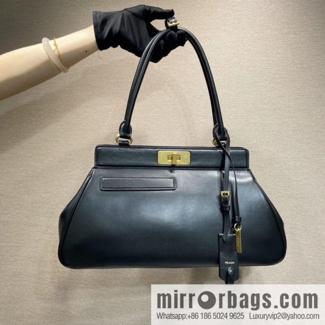 PRADA new 1BG569 calfskin, black