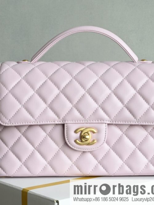 CHANEL Handle Kelly Large AS5356 Pink