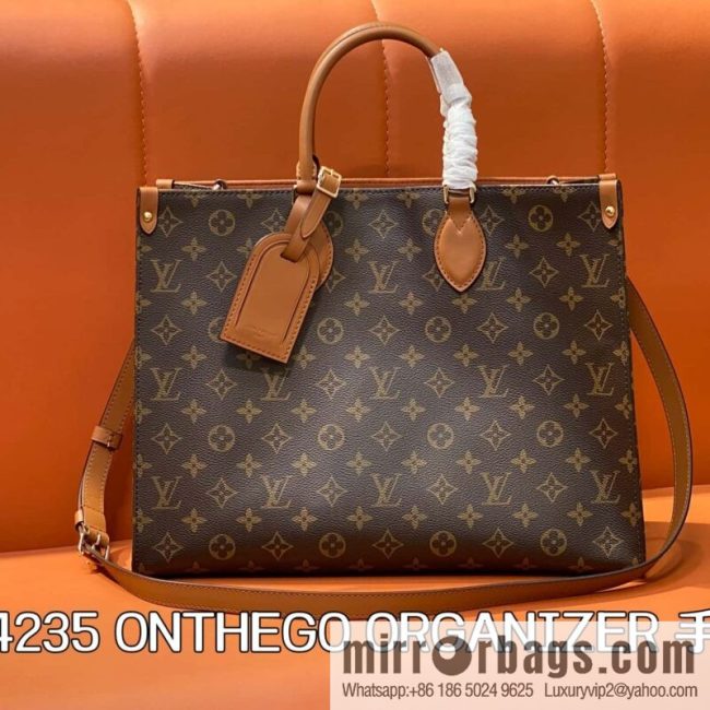 [Original order boutique] M14235 presbyopia, square bag, mommy bag ONTHEGO ORGANIZER handbag