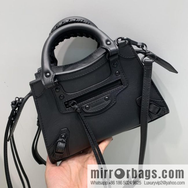 Balenciaga Neo Classic Locomotive Bag [Small] 638512 Black/Black Buckle