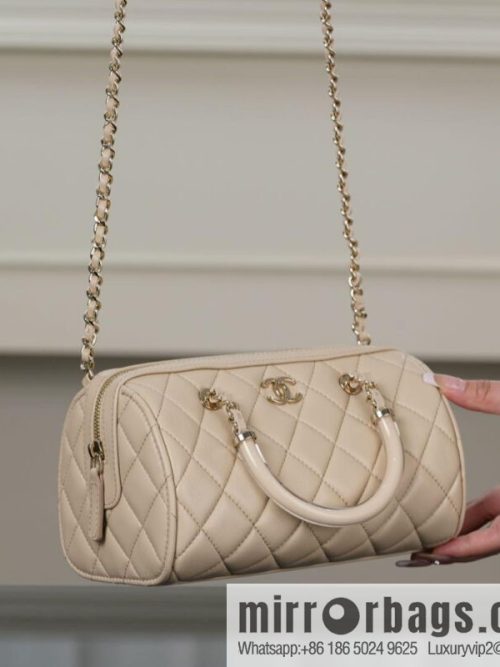𝐂𝐡𝐚𝐧𝐞𝐥 𝟐𝟓𝐜 early spring Boston, bowling bag 💣 apricot AP4411 B18972 94305