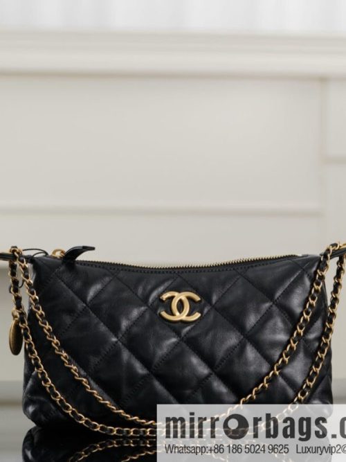 𝐂𝐡𝐚𝐧𝐞𝐥 𝟐𝟓𝐬 gold coin dumpling bag 🌟 small AS5528