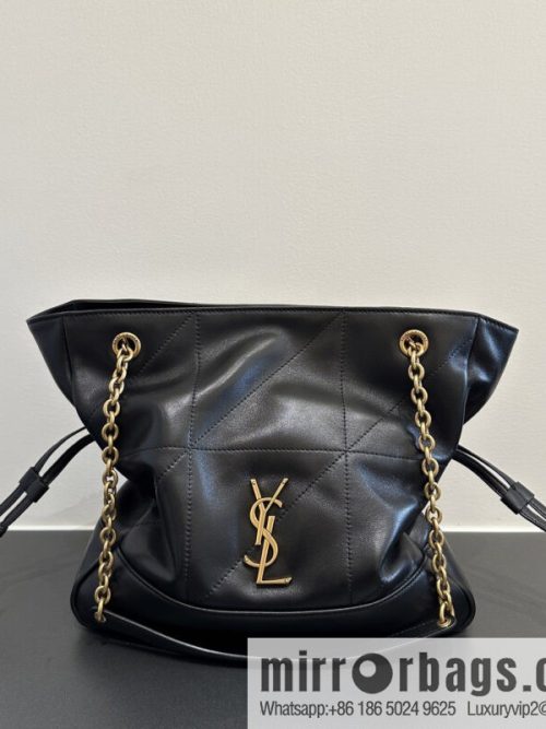 YSL 𝗝𝗮𝗺𝗶𝗲 𝟰.𝟯 small 𝗣𝗢𝗖𝗛𝗢𝗡_ lucky bag bucket bag 833948 black