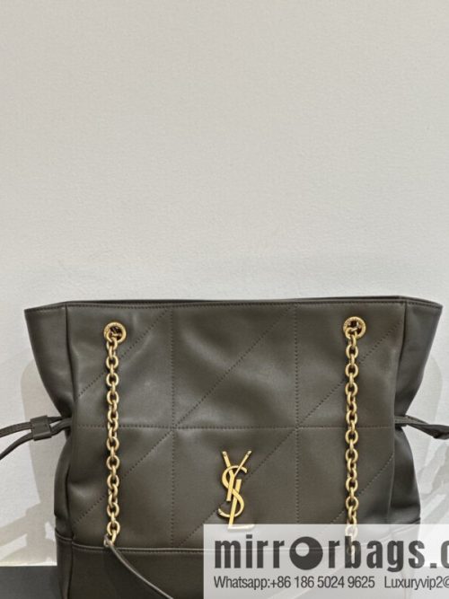 YSL 𝗝𝗮𝗺𝗶𝗲 𝟰.𝟯 small 𝗣𝗢𝗖𝗛𝗢𝗡_ lucky bag bucket bag 833948 dark green