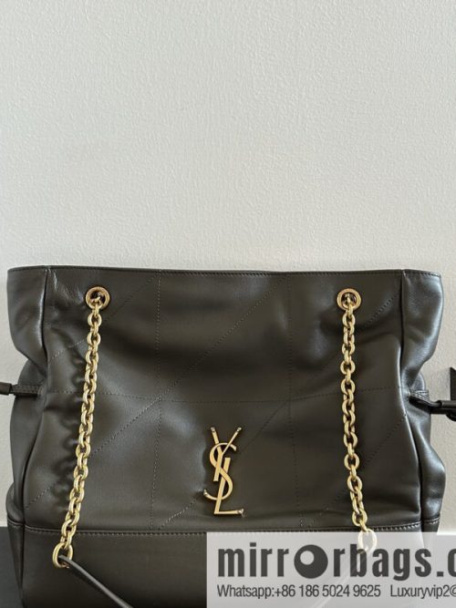 YSL 𝗝𝗮𝗺𝗶𝗲 𝟰.𝟯 large 𝗣𝗢𝗖𝗛𝗢𝗡_ lucky bag bucket bag 809824 musk green