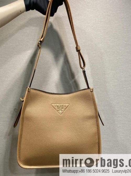 PRADA 👏 new fabric oblique span bag 👏 1BC073-1/large tote bag, caramel color