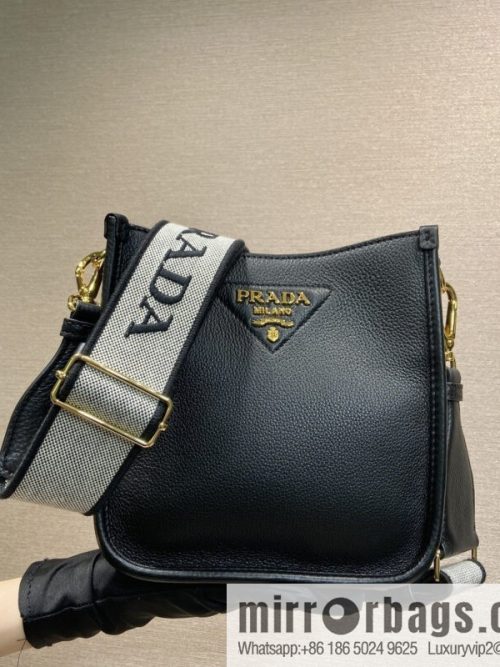 PRADA 👏 new shoulder strap bag 👏 1BH191-1/tote bag, black
