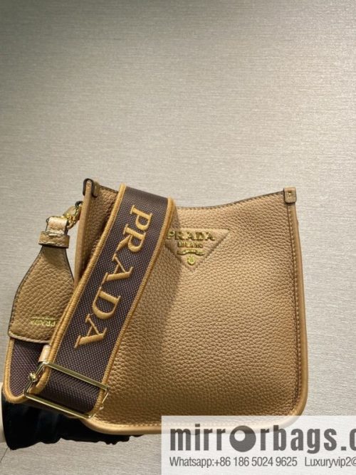 PRADA 👏 new shoulder strap bag 👏 1BH191-1/tote bag, caramel color