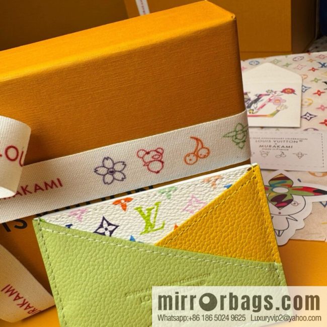 LV M14139 LV x TM Cris-Cross Card Holder