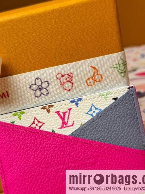 LV M14091 LV x TM Cris-Cross Card Holder