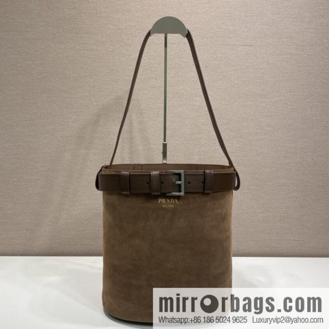 PRADA 🎉 new bucket bag 🎉 1BE085 suede🎉🎉