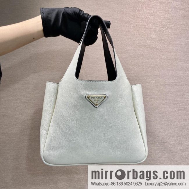 PRADA 🎉 new basket 🎉 1BG542 cowhide 🎉🎉 white