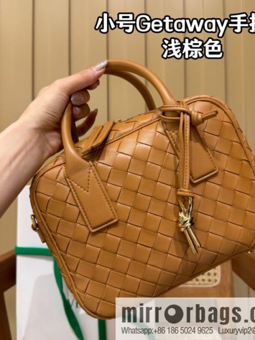 BV Small Getaway Handbag 776736 Light Brown