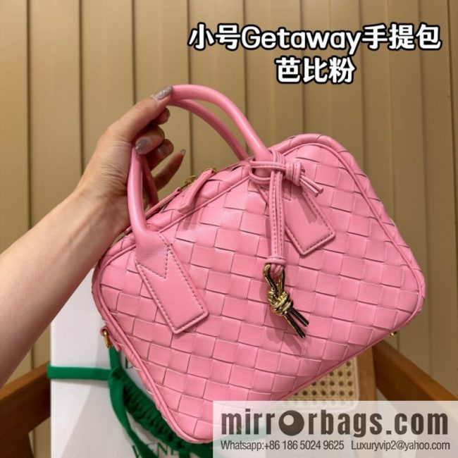 BV Small Getaway Tote 776736 Barbie Powder