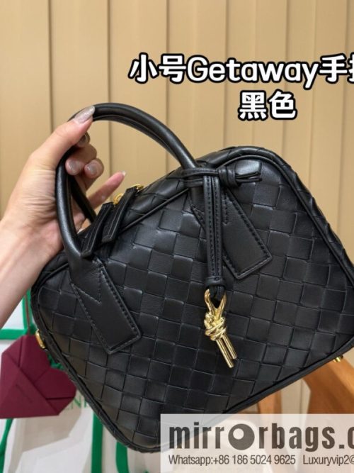BV Small Getaway Handbag 776736 Black