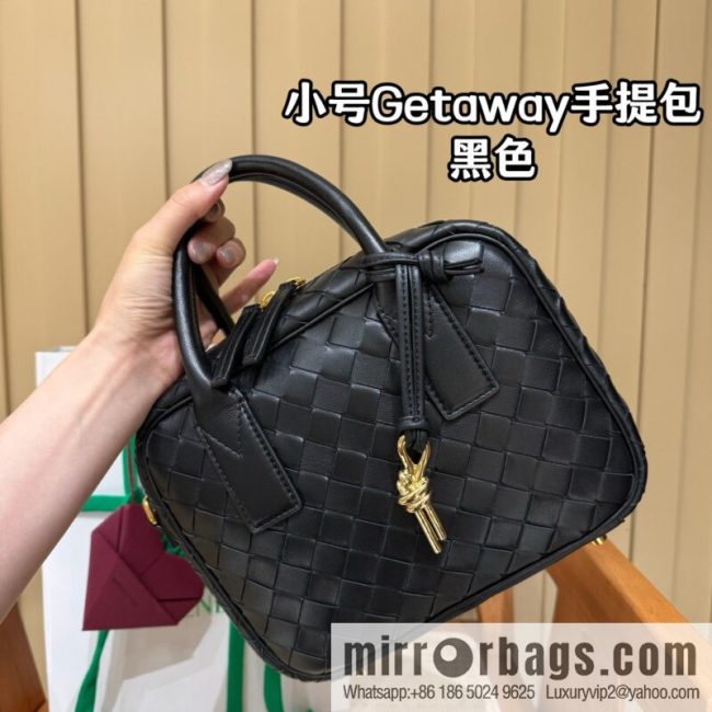 BV Small Getaway Handbag 776736 Black