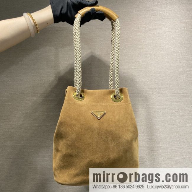 PRADA 🎉 new bucket bag 🎉 1BE082 suede🎉🎉